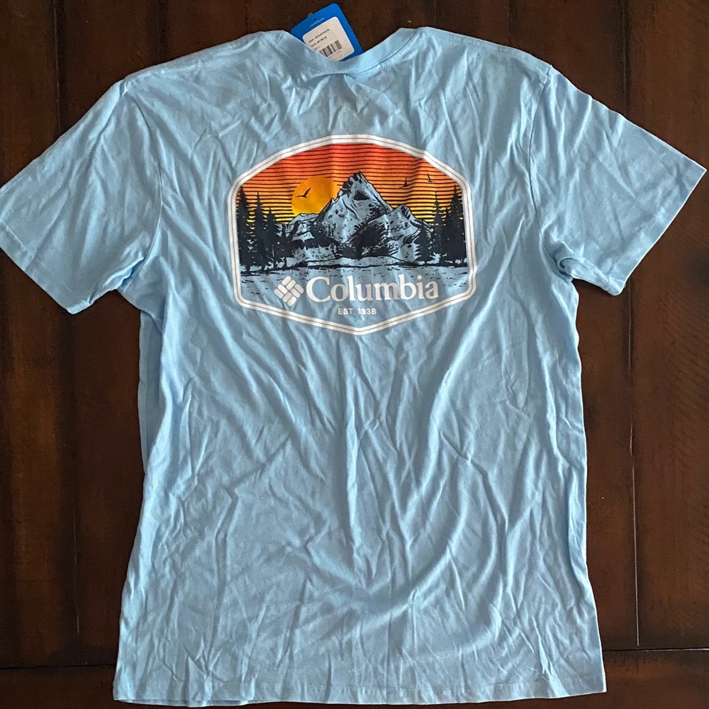 Columbia Men's Light Blue Mountain Tee